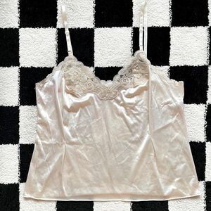 Vanity Fair Cream 70s Slip Tank